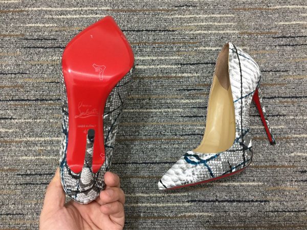 Christian Louboutin Escarpins So Kate 120 mm Python Vulcano – Image 3