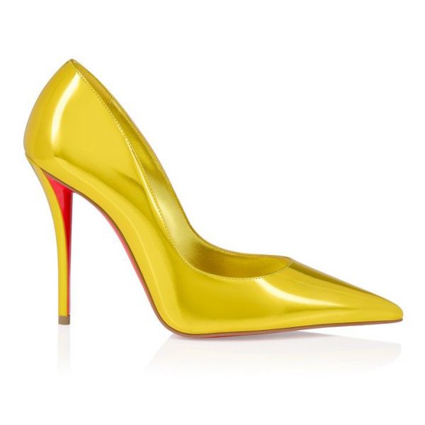Christian Louboutin Miss Z 100 mm Escarpins Cuir Laminé Delight – Image 3