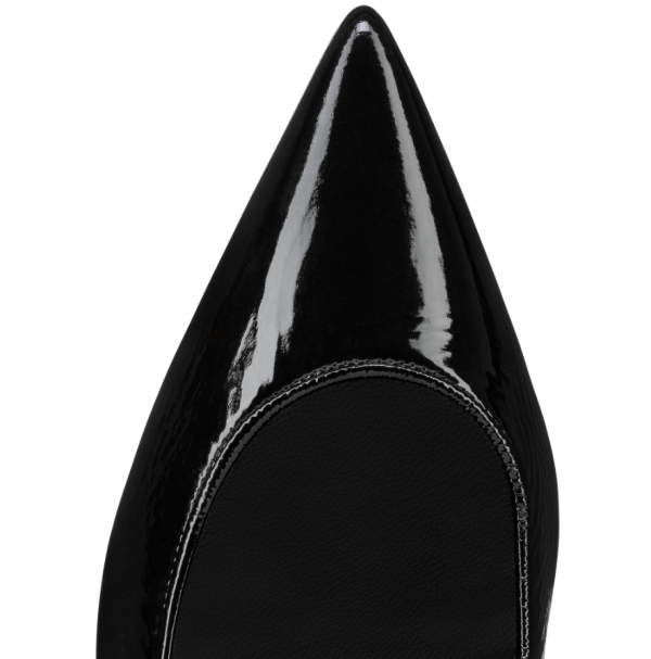 Christian Louboutin Sporty Kate 100 mm Escarpins Cuir Verni Vog Noir – Image 2