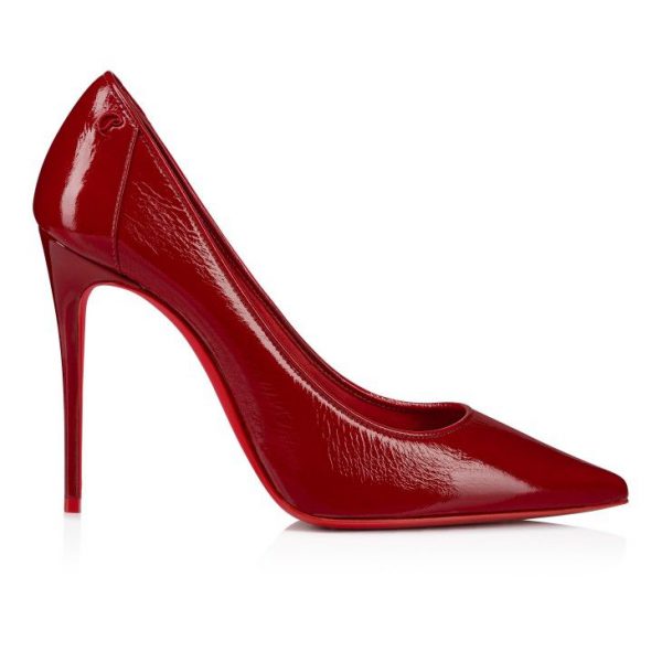 Christian Louboutin Sporty Kate 100 mm Escarpins Cuir Verni Vog Loubi – Image 3