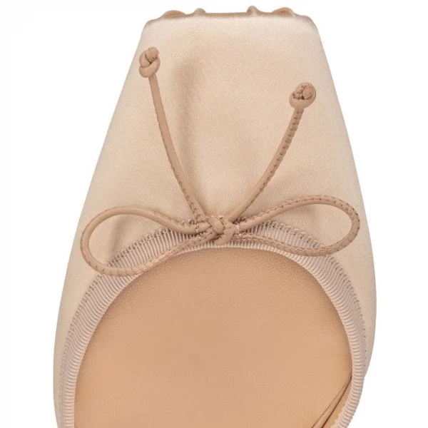 Christian Louboutin Cassia Lace Up 100 mm Escarpins à Brides Satin Crêpe Blush – Image 2