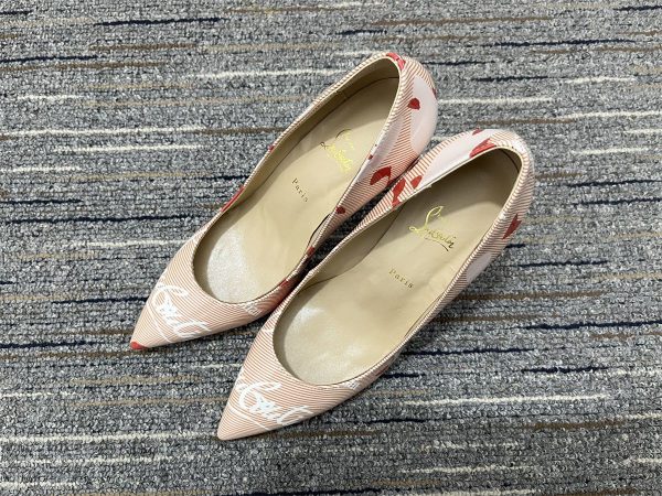 Christian Louboutin Kate Escarpins 100 mm Imprimé Loubi Cuir Verni – Image 3