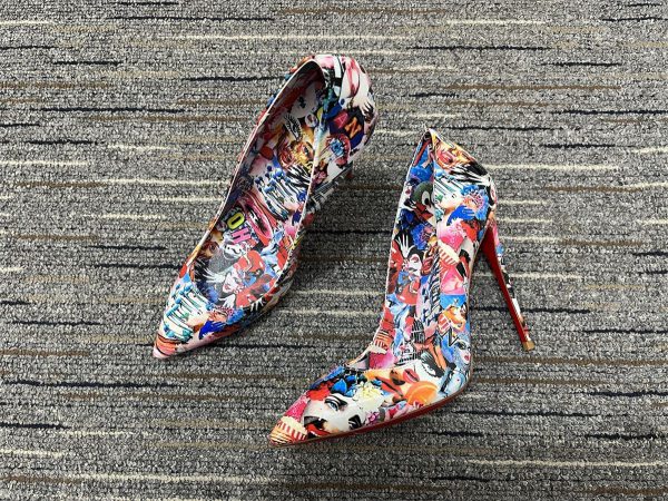 Christian Louboutin Escarpins So Kate 120 mm Cuir Verni Oh Xtian Multicolore – Image 4