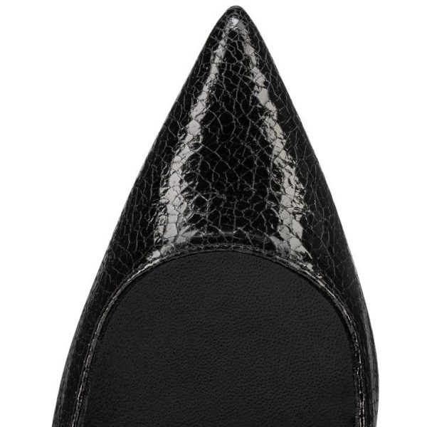 Christian Louboutin Kate Escarpins 100 mm Cuir Specchio Étoile Noir – Image 3