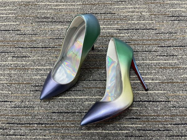 Christian Louboutin Escarpins So Kate 120 mm Cuir Irisé Multicolore – Image 3