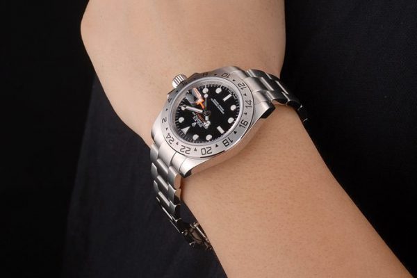 Rolex Explorer Lunette Acier Inox Cadran Noir Tachymètre – Image 8