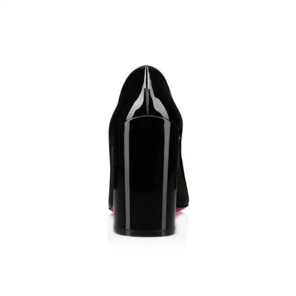Christian Louboutin Miss Sab 85 mm Escarpins Veau Verni Noir – Image 2