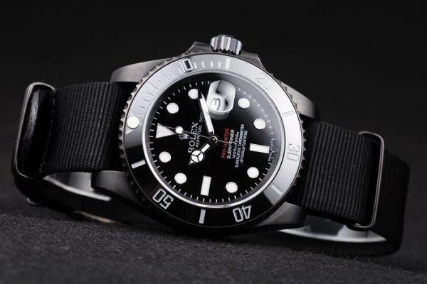 Rolex Submariner Pro-Hunter Acier Noir Bracelet Acier Cadran Noir – Image 5
