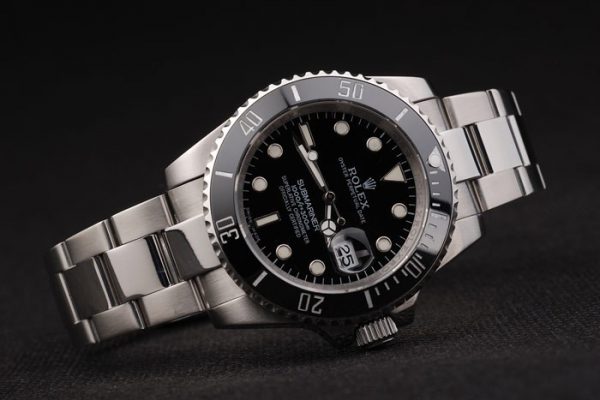 Rolex Submariner Lunette Céramique Noire Tachymètre Cadran Noir – Image 7