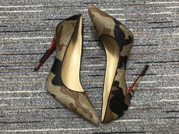Christian Louboutin Escarpins Pigalle 100mm Tissu Camouflage – Image 4