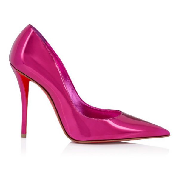 Christian Louboutin Miss Z 100 mm Escarpins Cuir Laminé Billy – Image 3