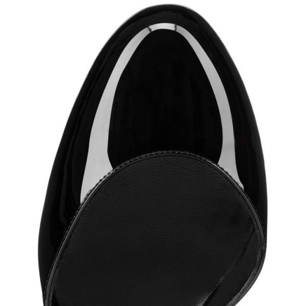 Christian Louboutin Loo Pump 130 mm Escarpins Cuir Verni Noir – Image 4