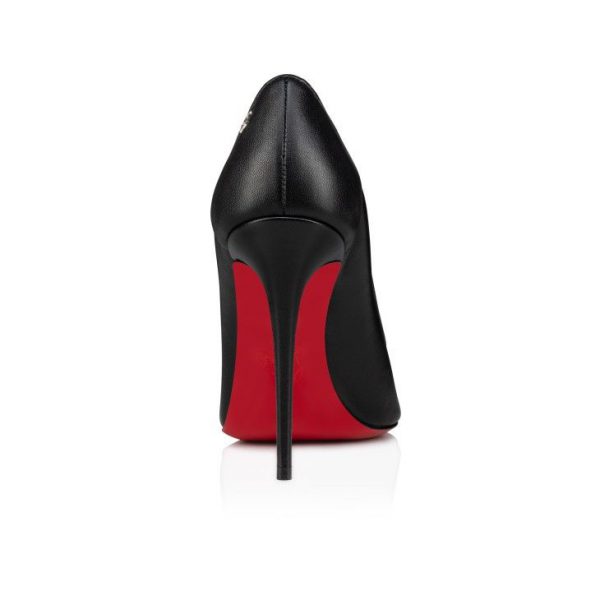 Christian Louboutin Sporty Kate 100 mm Escarpins Cuir Nappa Noir – Image 3