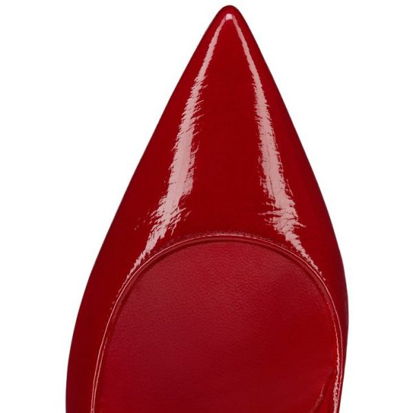 Christian Louboutin Sporty Kate 100 mm Escarpins Cuir Verni Vog Loubi – Image 4