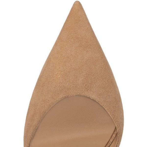 Christian Louboutin Condora Riviera 100 mm Escarpins Veau Velours Lionne – Image 4