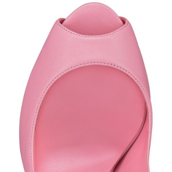 Christian Louboutin Hot Chick Alta 120 mm Escarpins Cuir Nappa Calipso – Image 3