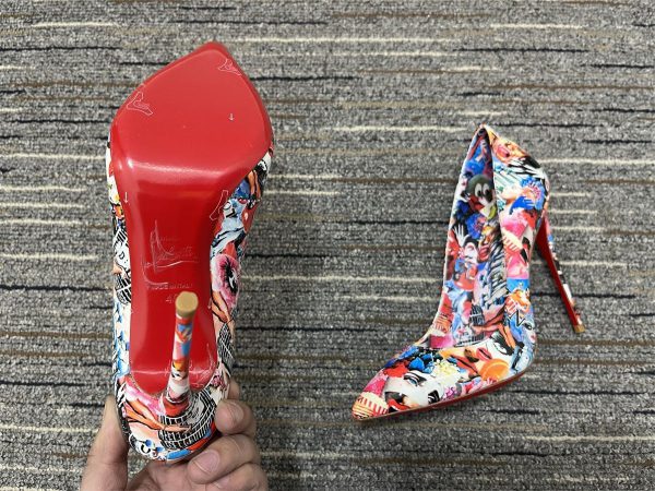 Christian Louboutin Escarpins So Kate 120 mm Cuir Verni Oh Xtian Multicolore – Image 2