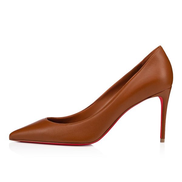 Christian Louboutin Escarpins Kate Cuir Nappa Nude 5 – Image 2