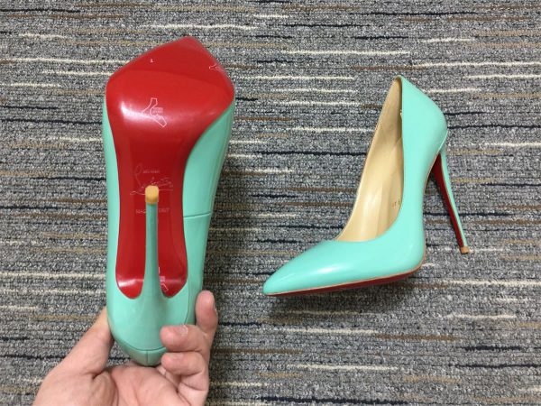 Christian Louboutin Escarpins So Kate 120 mm Cuir Verni Menthe – Image 3