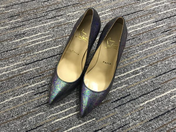 Christian Louboutin Escarpins So Kate 120 mm Cuir Métallisé Multicolore – Image 2