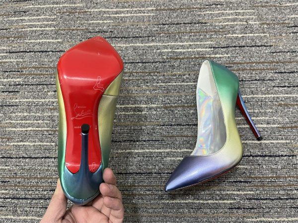 Christian Louboutin Escarpins So Kate 120 mm Cuir Irisé Multicolore – Image 4