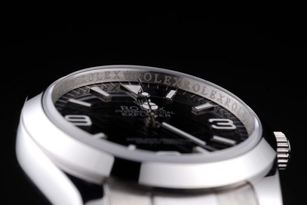 Rolex Explorer Acier Poli Cadran Noir – Image 5