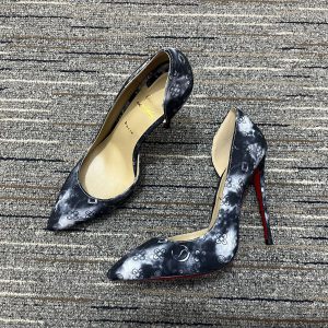 Christian Louboutin Escarpins Iriza 100mm Denim Imprimé