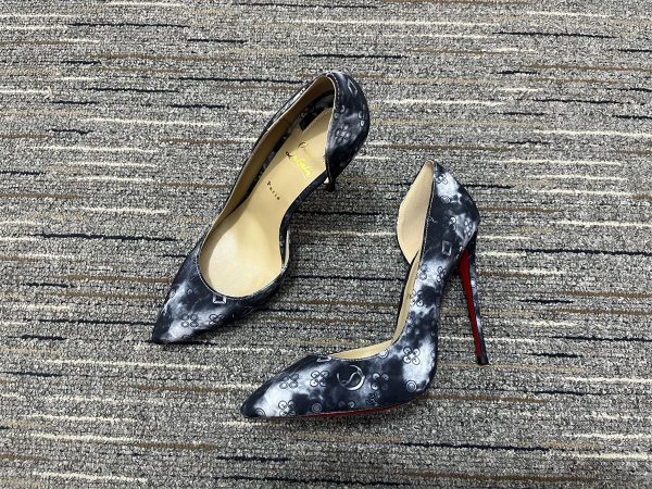 Christian Louboutin Escarpins Iriza 100mm Denim Imprimé