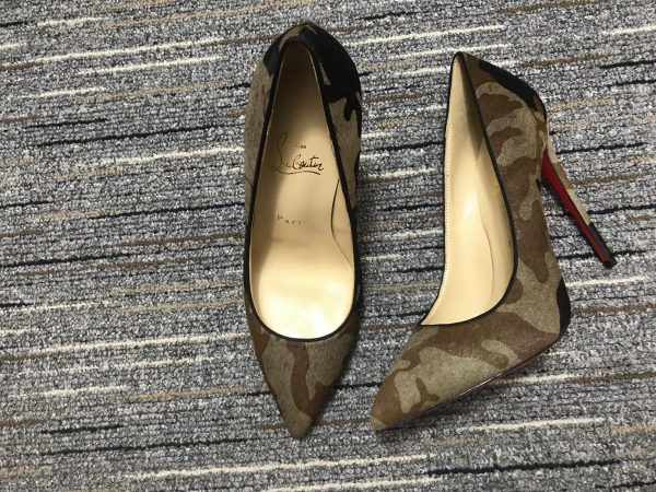Christian Louboutin Escarpins Pigalle 100mm Tissu Camouflage – Image 2