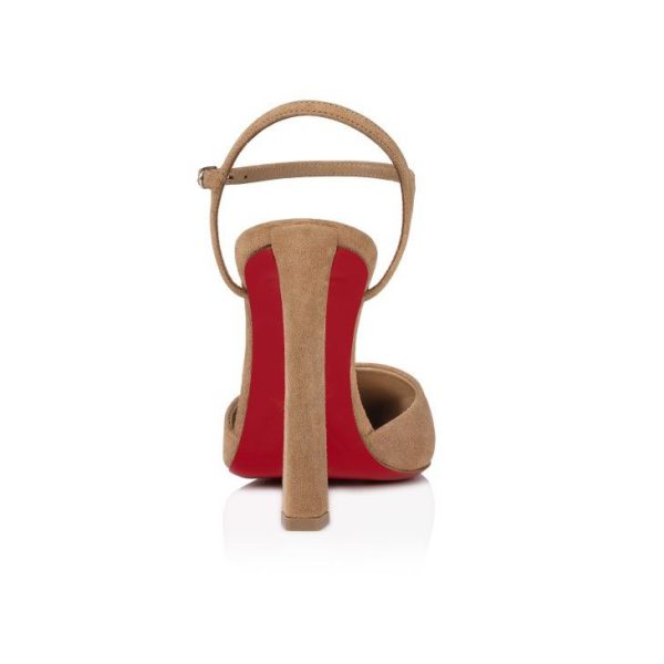 Christian Louboutin Condora Riviera 100 mm Escarpins Veau Velours Lionne – Image 5