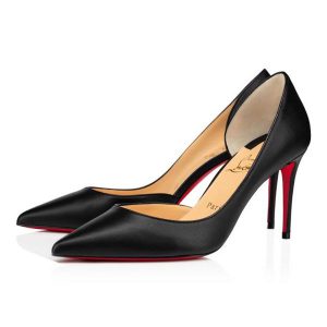 Christian Louboutin Escarpins Iriza 85 mm Cuir Noir