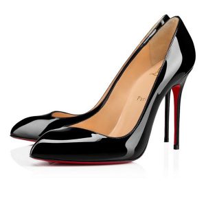 Christian Louboutin Escarpins Corneille 100 mm Cuir Verni Noir