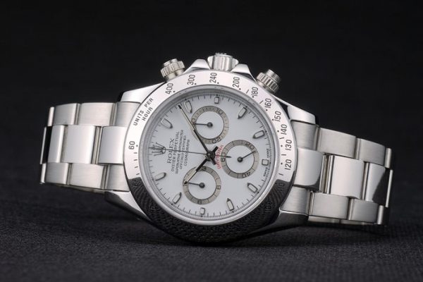 Rolex Daytona Acier Inoxydable Bracelet Cadran Blanc 80297 – Image 5
