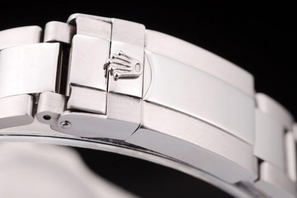 Rolex Explorer Cadran Blanc Acier Inox Tachymètre – Image 4