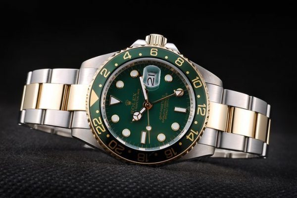 Rolex GMT Master II Lunette Céramique Verte Cadran Vert Tachymètre – Image 6