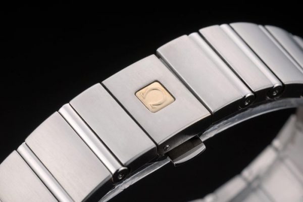 Omega Lady Constellation Lunette Incrustée de Cristaux Cadran Argenté 80291 Radial – Image 2