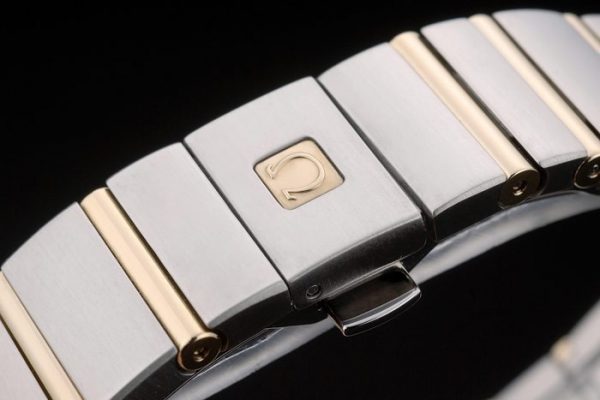 Omega Lady Constellation Cadran Doré Bracelet Acier Inoxydable 80292 – Image 5