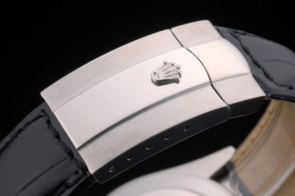 Rolex Rolex Datejust Édition Spéciale 2012 Bracelet Cuir Noir 80252 – Image 5