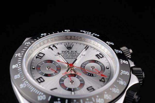 Rolex Daytona Acier Inoxydable Cadran Noir Émaillé Argent – Image 5