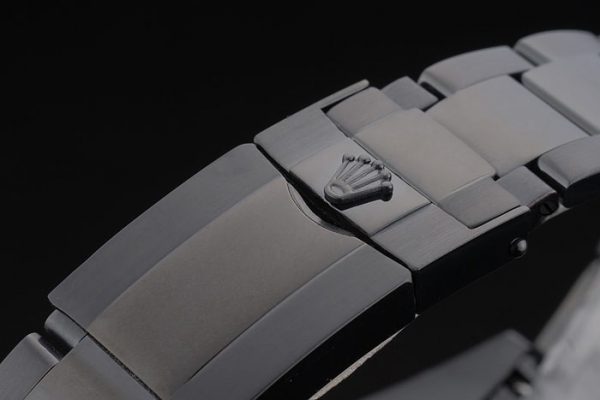Rolex Daytona Plaqué Ion Noir Tachymètre Bracelet Acier Noir Cadran Vert 80246 – Image 5