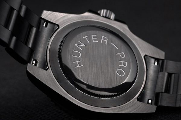 Rolex GMT Master II Pro-Hunter Acier Noir Bracelet Acier Cadran Noir – Image 3