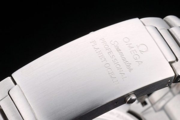 Omega Seamaster Planet Ocean Tachymètre Noir Cadran Noir Bracelet Acier Inoxydable 80240 – Image 4