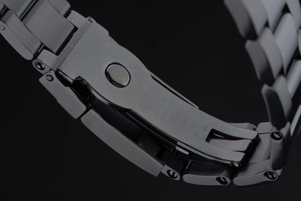 Rolex Daytona Plaqué Ion Noir Tachymètre Bracelet Acier Noir Cadran Vert 80246 – Image 4