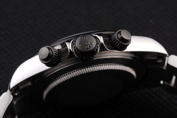 Rolex Daytona Acier Inox Cadran Noir Émaillé Blanc – Image 8