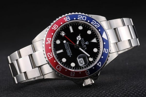 Réplique Rolex GMT Master II Lunette céramique noire-bleue-rouge Cadran – Image 2