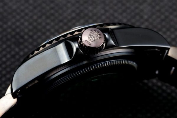 Rolex Submariner Large Femme Lunette Noire Cadran Noir Tachymètre – Image 2