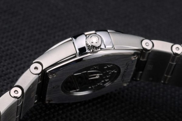 Omega Lady Constellation Bracelet Acier Inoxydable Cadran Argenté 80290 – Image 3