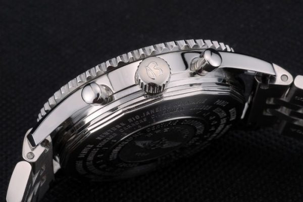 Breitling Certifiée Bracelet Acier Poli Cadran Beige Chronographe 80174 – Image 3