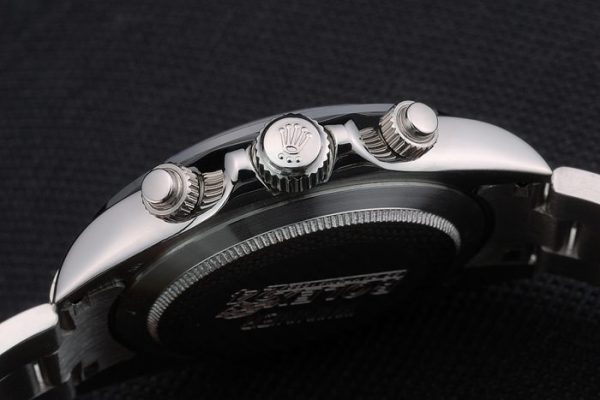 Rolex Daytona Céramique Noire Tachymètre Bracelet Acier Blanc 80249 – Image 2