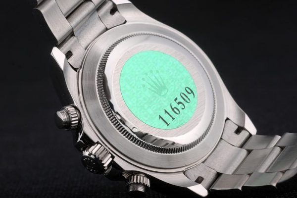 Rolex Daytona Acier Inox Bracelet Cadran Noir 80296 – Image 2